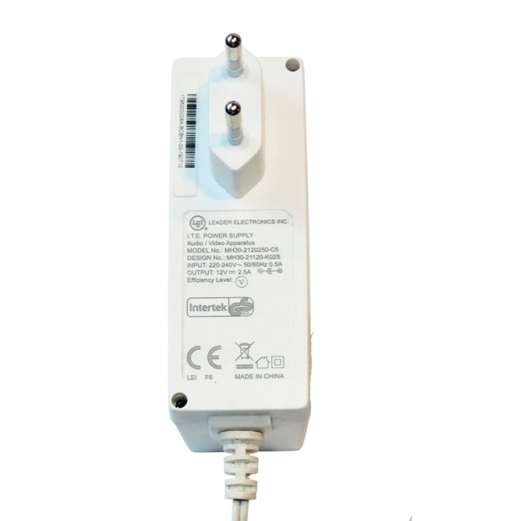 1000 kg Zasilacz Ładowarka DC 12V 2.5A 30W 6.3/2.7 Lei MH30.png