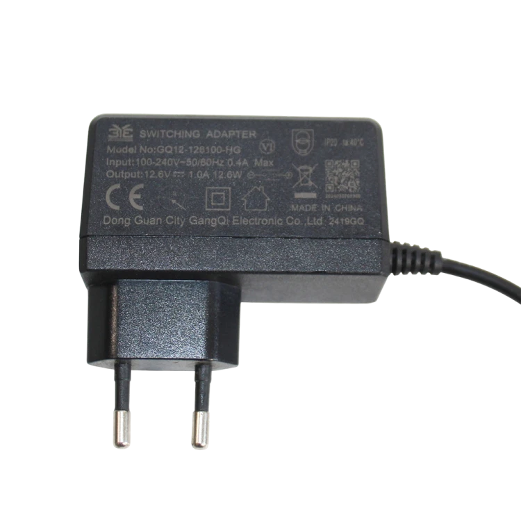 Zasilacz Ładowarka 2 pin 12.6V 1A 12.6W do aku Li-ion 10.8V GQ-126100-HG.png