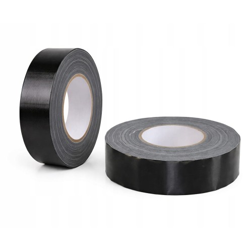 2 szt. Taśma montażowa naprawcza czarna DUCT TAPE BLACK 100m 109y 48mm 180µm.jpg