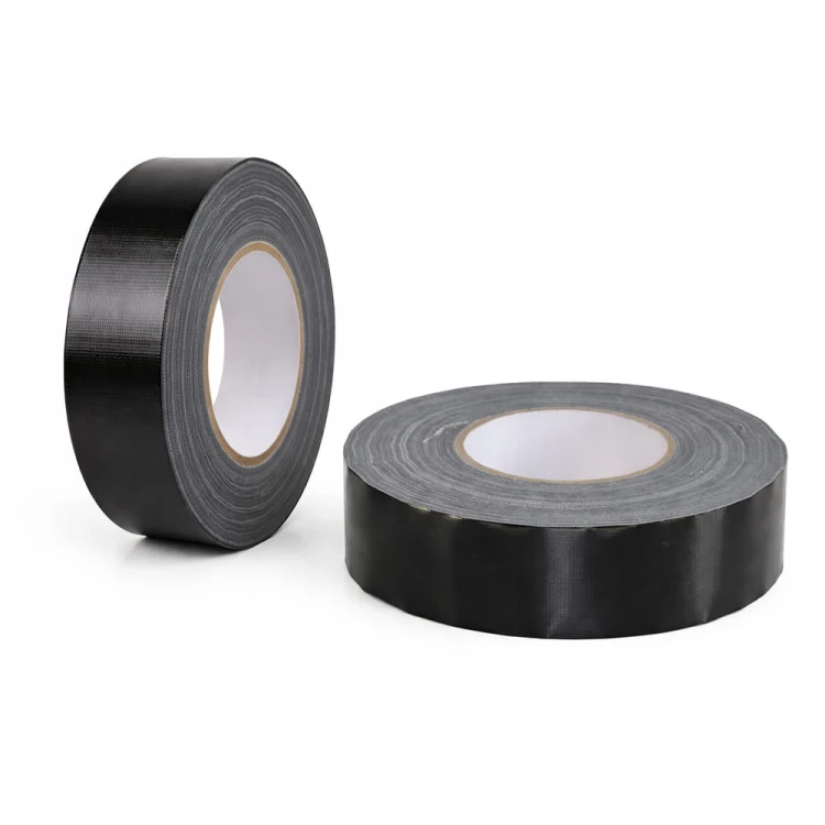 2 szt. Taśma montażowa naprawcza czarna DUCT TAPE BLACK 100m 109y 48mm 180µm.jpg