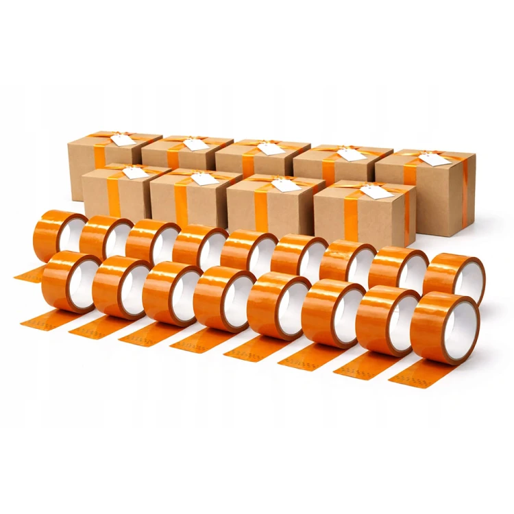 36 szt. Taśma pakowa do pakowania 50m klejąca Orange 55y 48mm.jpg