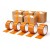 6 szt. Taśma pakowa do pakowania 50m klejąca Orange 55y 48mm.jpg