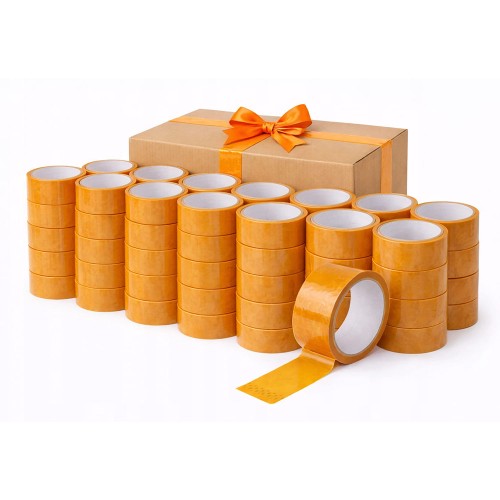 36 szt. Taśma pakowa do pakowania 110m klejąca Orange 120y 48mm.jpg