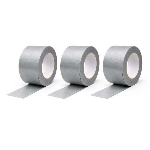 Taśma srebrna silver duct tape naprawa montaż 100m 109y 48/109y 180µm 3 szt.jpg
