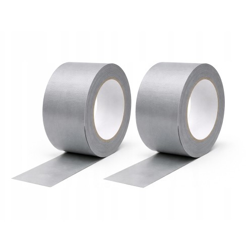 Taśma srebrna silver duct tape naprawa montaż 100m 109y 48/109y 180µm 2 szt.jpg