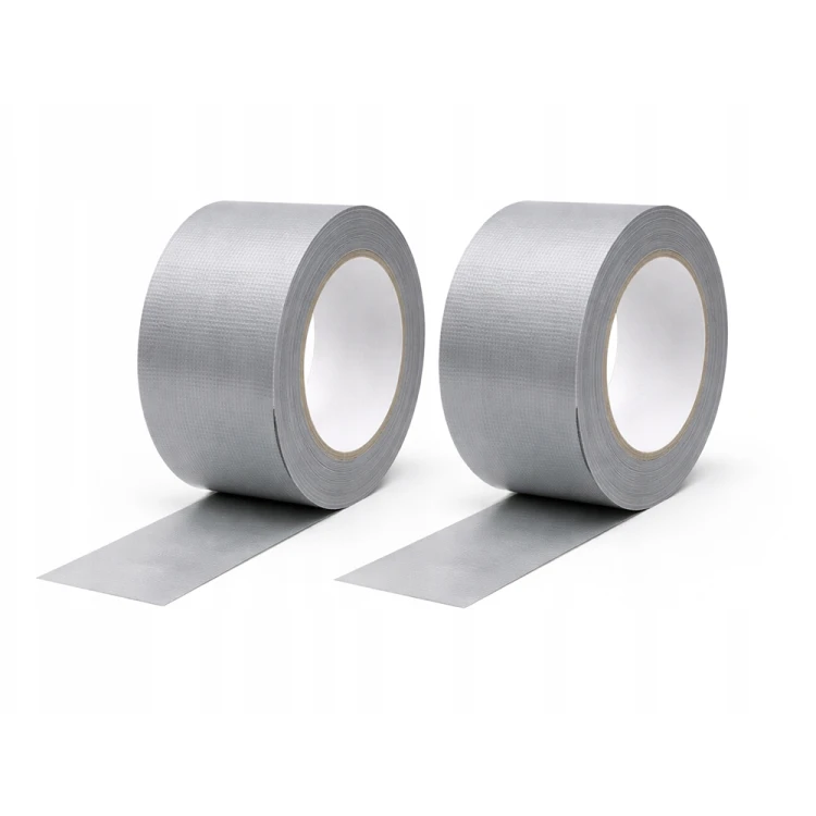 Taśma srebrna silver duct tape naprawa montaż 100m 109y 48/109y 180µm 2 szt.jpg