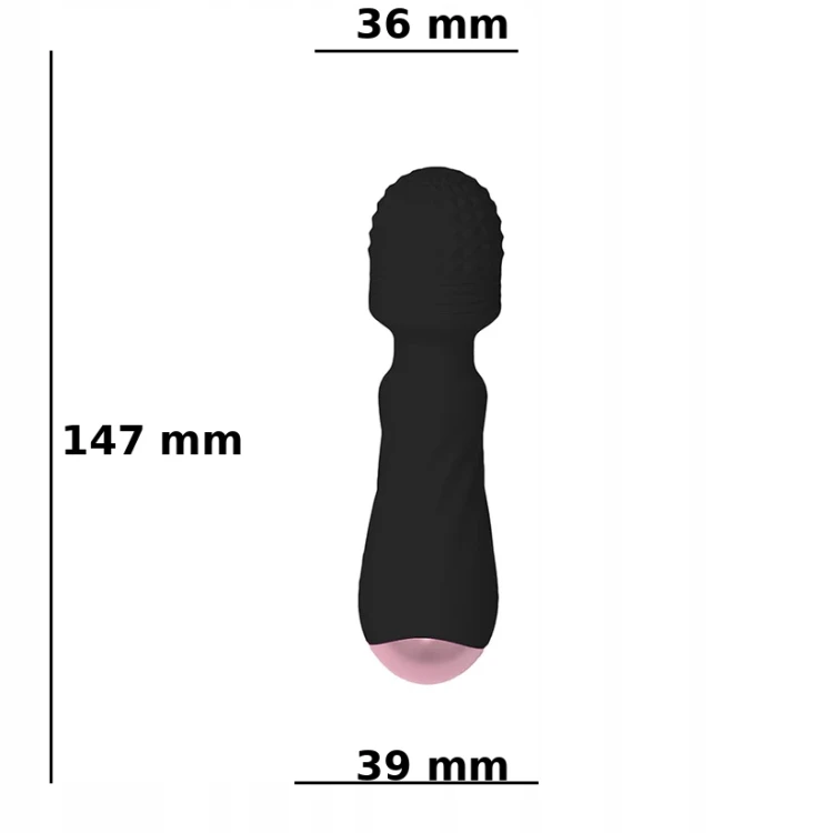 Wibrator Bezprzewodowy Silikonowy Damski Masażer Punkt G 14.7 cm.jpg