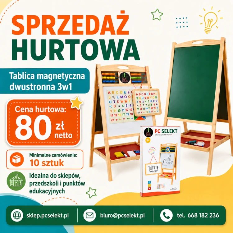 Tablica Magnetyczna Kredowa Dwustronna Liczydło Edukacyjna Stojąca 3w1.png