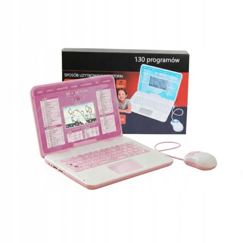 Laptop Edukacyjny POLSKO-ANGIELSKI Dla Dzieci Nauka Wyrazy Liczenie 130 pr.jpg