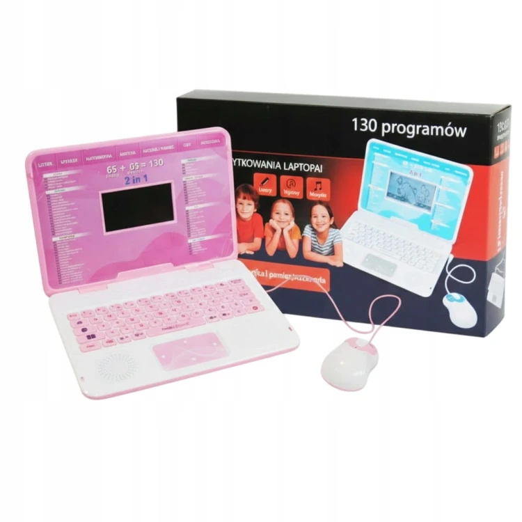 Laptop Edukacyjny POLSKO-ANGIELSKI Dla Dzieci Nauka Wyrazy Liczenie 130 pr.jpg
