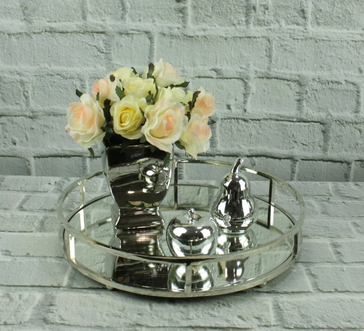 Doniczka Osłonka ceramiczna Pucharek Wazon Moon Silver.jpg