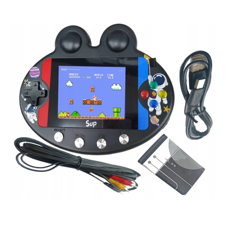 Mini Przenośna Konsola Gra TV Żabka F4 500w1 RETRO 500gier AV MARIO.png