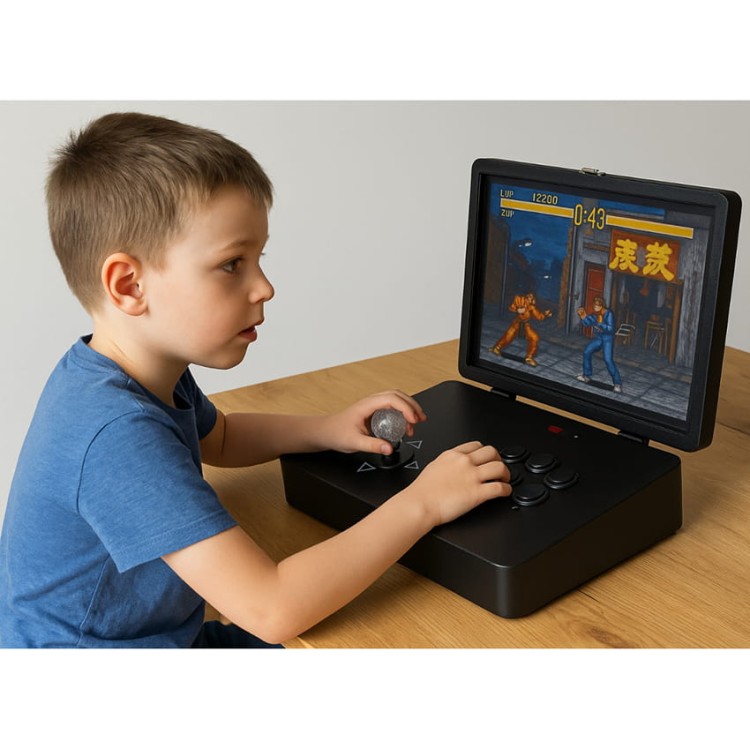 3D Pandora Plus 14-calowa konsola do gier Arcade z wbudowane gry walizka.jpg