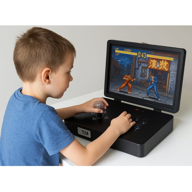3D Pandora Plus 14-calowa konsola do gier Arcade z wbudowane gry walizka.jpg