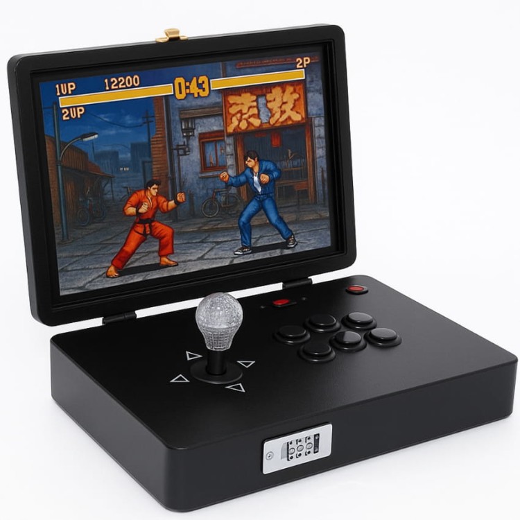 3D Pandora Plus 14-calowa konsola do gier Arcade z wbudowane gry walizka.jpg