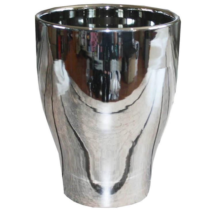 Doniczka wazon ceramiczny osłonka silver srebrna.jpg